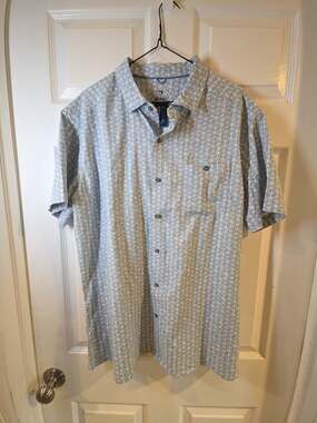 Kühl men's tide point short sleeve button-down Printed Shirt